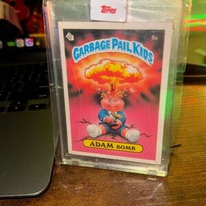 1985 TOPPS Garage Pail Kids Adam Bomb great corners and great service.